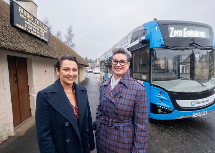 Stagecoach set to expand its allelectric bus routes in Ayrshire with £